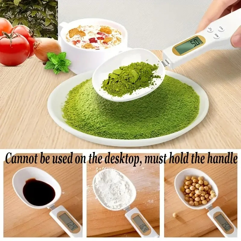 Spoon Scale, Food Scale, 500g LCD Digital Measurement, Food Digital Spoon Scale, Mini Kitchen Tools, Milk Powder Scale