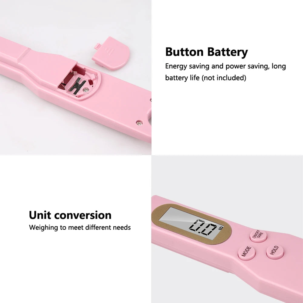 Spoon Scale, Food Scale, 500g LCD Digital Measurement, Food Digital Spoon Scale, Mini Kitchen Tools, Milk Powder Scale